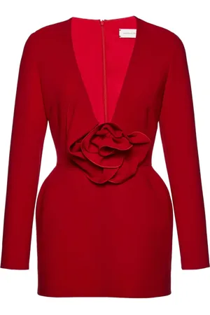 MAGDA BUTRYM Vestido con aplique floral