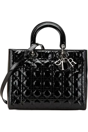 Dior Bolsa satchel Large Patent Cannage Lady Dior 2009
