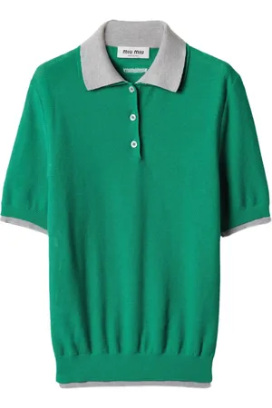 Miu Miu Playera tipo polo