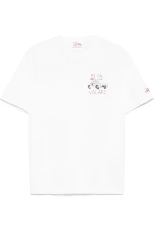 MC2 SAINT BARTH Playera con eslogan bordado