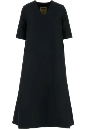 UMA WANG Vestido midi con diseño acampanado