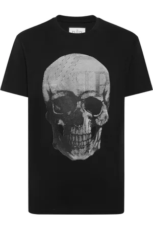 Philipp Plein Playera con motivo Skull