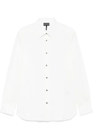 Emporio Armani Camisa con logo en jacquard