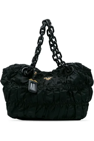 Prada 2000-2013 Tessuto Gaufre Chain tote bag