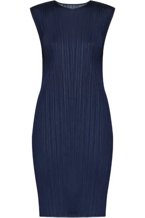 PLEATS PLEASE ISSEY MIYAKE Vestido midi con diseño plisado