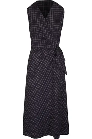 Vince Vestido con motivo de cuadros