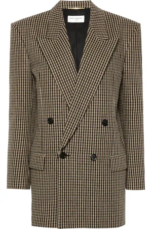 Saint Laurent Blazer a cuadros