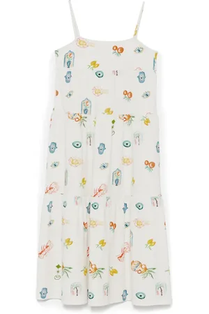 Le pandorine Vestido con estampado mediterráneo