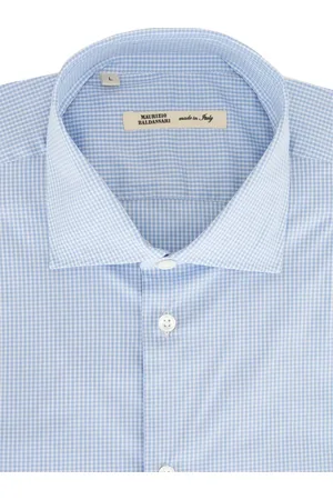 MAURIZIO BALDASSARI Camisa con estampado de cuadros