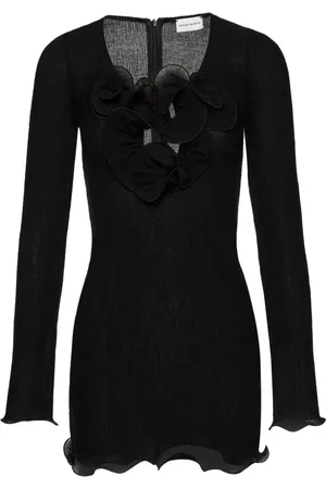 MAGDA BUTRYM Vestido con aplique floral