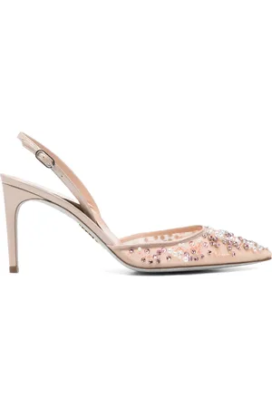 RENE CAOVILLA Zapatillas Cinderella con tacón de 85mm
