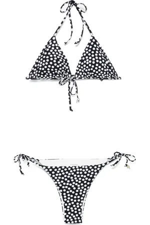 FISICO Top de bikini con motivo de lunares