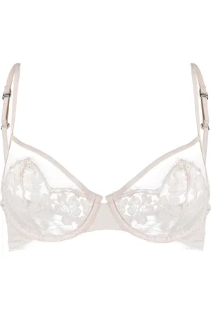 La Perla Brasier con encaje floral traslúcido