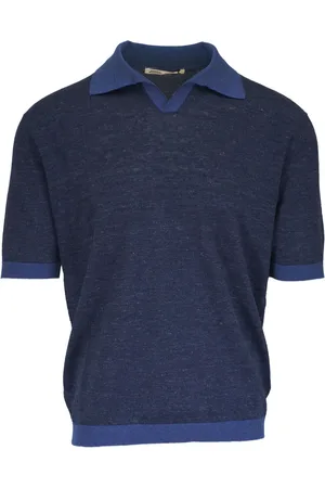 MAURIZIO BALDASSARI Playera tipo polo con ribete en contraste
