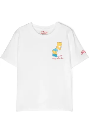 MC2 SAINT BARTH Playera con caricatura estampada