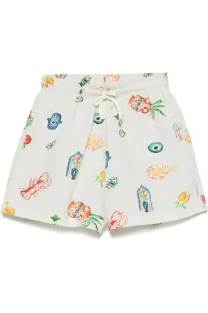 Le pandorine Shorts de playa estampados