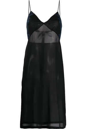 La Perla Slip dress con ribete de encaje