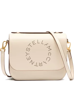 Stella McCartney Bolsa crossbody con logo perforado