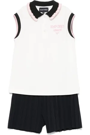 Emporio Armani Set de shorts con logo bordado