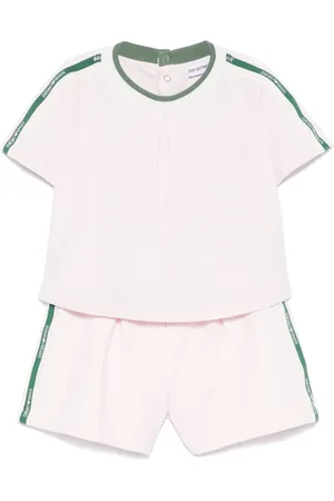 Emporio Armani Set de shorts de mezclilla con logo y detalles