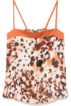 Liu Jo Top de satén estampado
