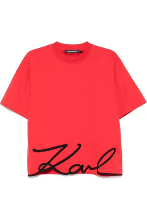 Karl Lagerfeld Playera firma Karl en el ribete