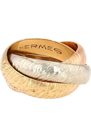 Hermès Gold interlocking ring