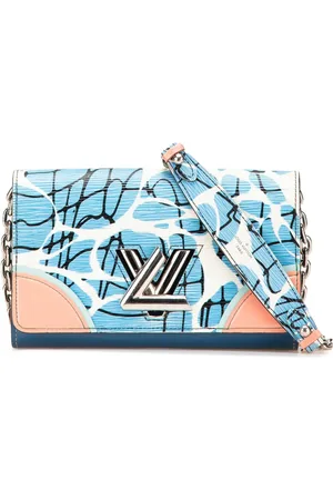 LOUIS VUITTON Bolsa crossbody Aqua de pel Epi con cadena 2015