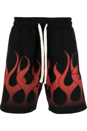 Vision Of Super Shorts con llamas estampadas