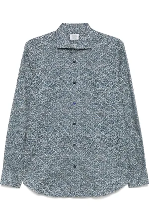 MAZZARELLI Camisa con estampado abstracto