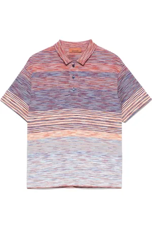 Missoni Playera tipo polo con rayas estampadas