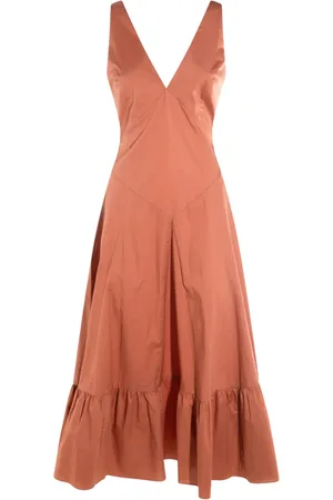 Twin-Set Vestido con capas escalonadas