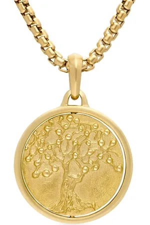 David Yurman Amuleto Life and Death Duality en oro amarillo de 18kt de 30mm