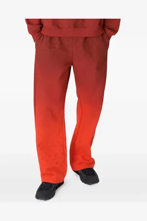 Marine Serre Pants Moon con efecto descolorido