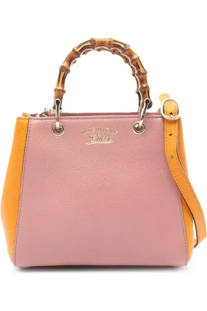 Gucci Bolsa satchel Shopper mini de piel de becerro bicolor 2000-2015