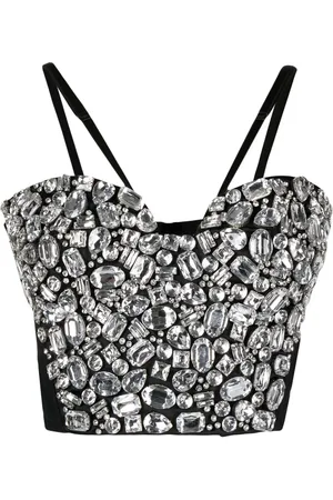 Dolce & Gabbana Top con apliques de strass