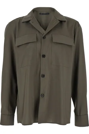 LOW BRAND Camisa con detalle de bolsillos