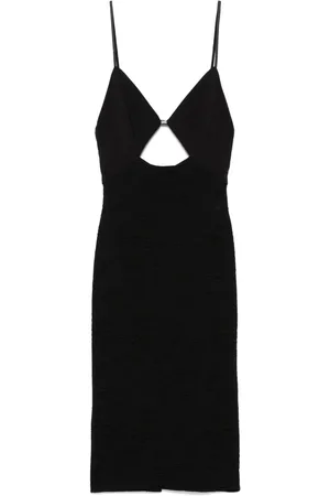Elisabetta Franchi Vestido midi con motivo floral en jacquard