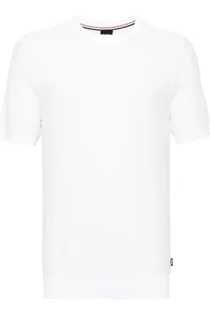 HUGO BOSS Playera tejida Tantino con cuello redondo