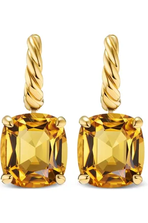 David Yurman Aretes Marbella en oro amarillo de 18kt