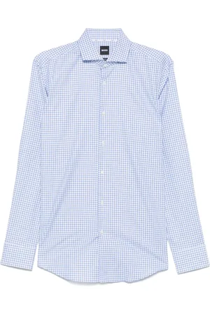 HUGO BOSS Camisa con cuadros estampados