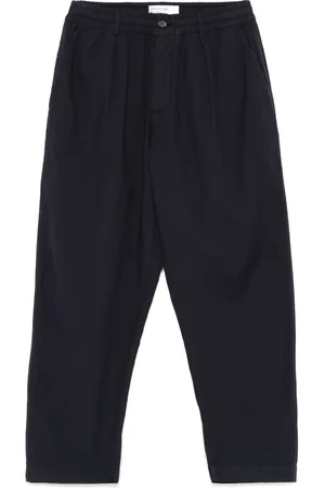 Universal Works Pantalones de tejido seersucker