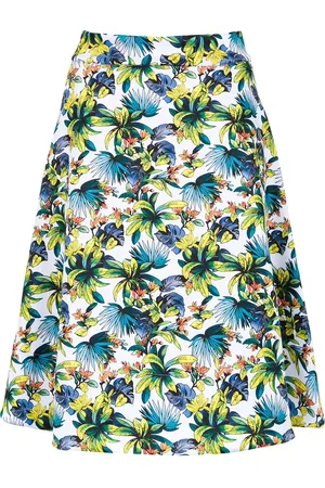 AMIR SLAMA Printed a-line skirt