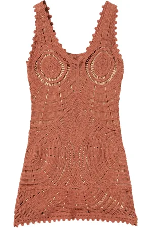 Twin-Set Vestido tejido de crochet