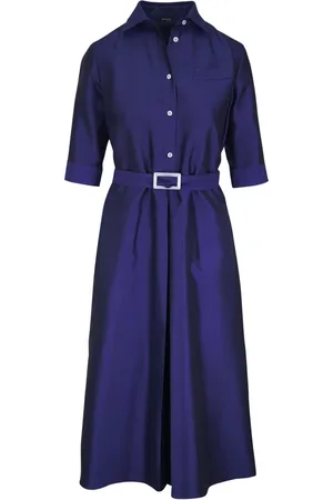 Kiton Vestido midi de satén