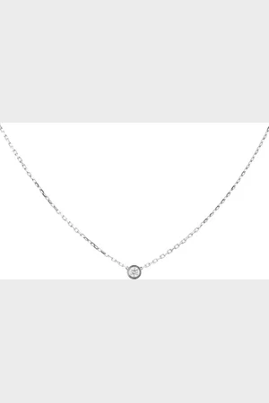 Cartier 18K white gold small d