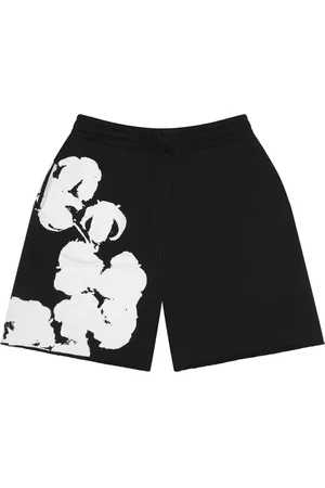 DENIM TEARS Shorts Big Cotton Wreath