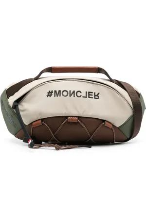 Moncler Cangurera con paneles y diseño color block