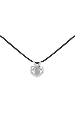CHAUMET Collar grande con dije de oro blanco de archivo