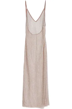 FLEUR DU MAL Vestido con detalles de cristal